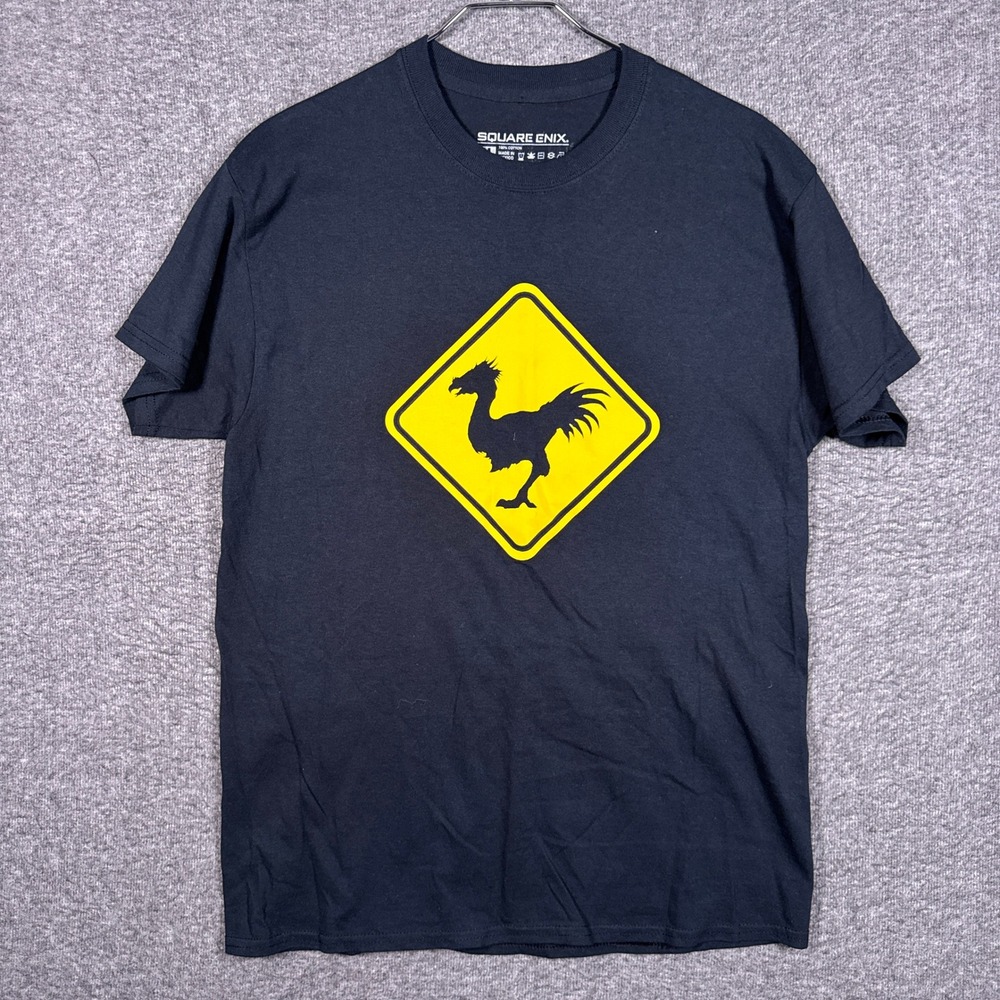 Final Fantasy XV Chocobo‎ Crossing Shirt Mens Medium Black Square Enix 2016 Tee
